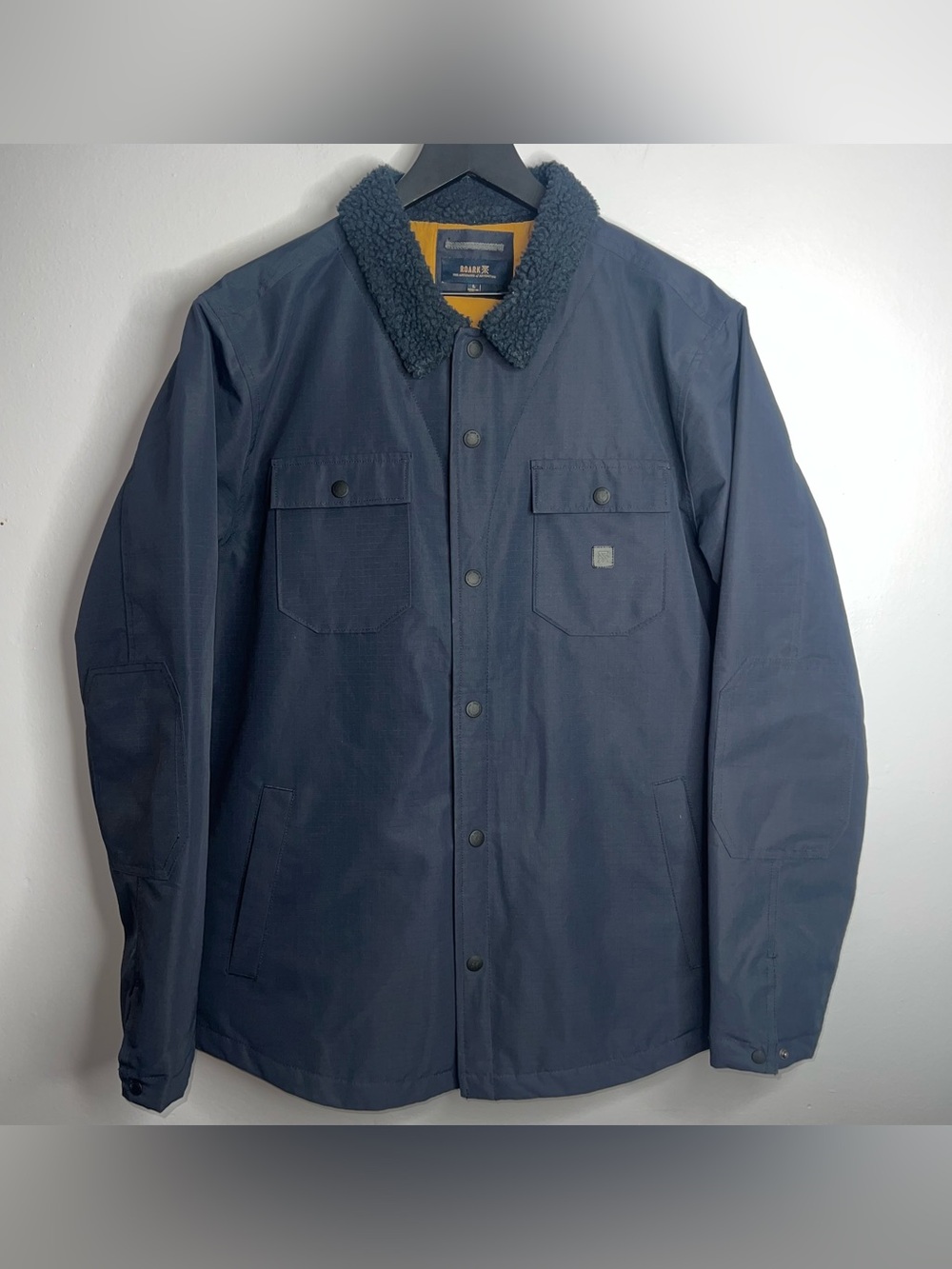 Roark Hebrides Weatherproof Jacket Mens Large Blue